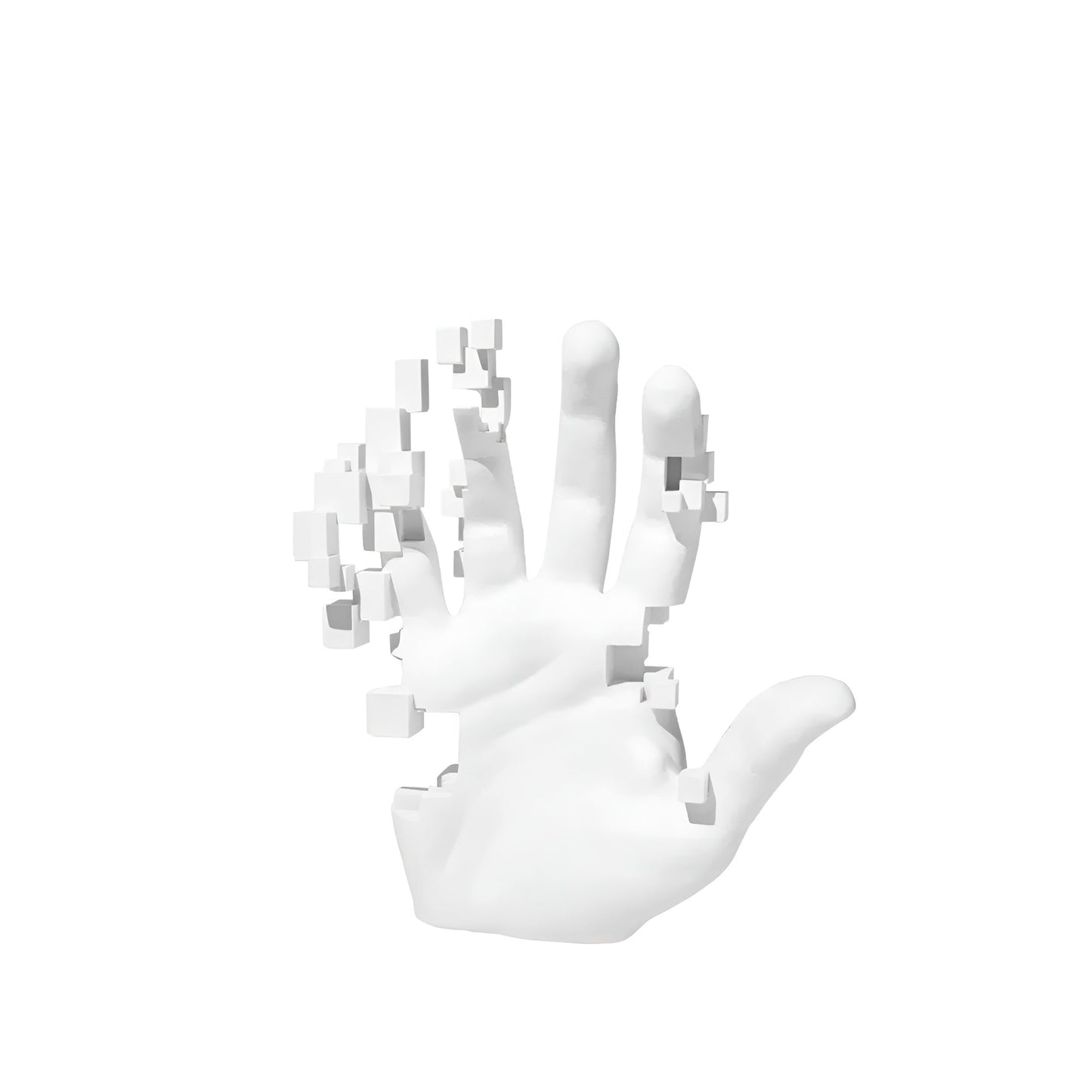 Abstract Mosaic Hand Sculpture Modern Resin Decorative Ornament