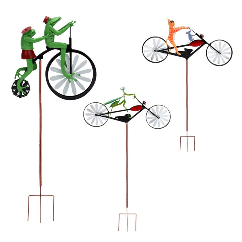 Animal Wind Spinner Garden Stake Decorative Windmill