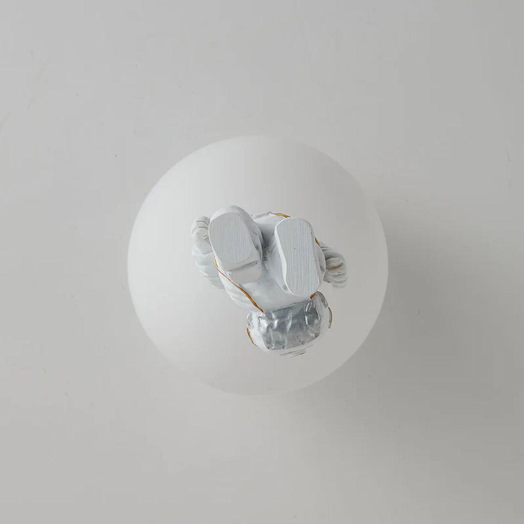 Astronaut Moon LED Ceiling Light for Kids Bedroom and Nursery