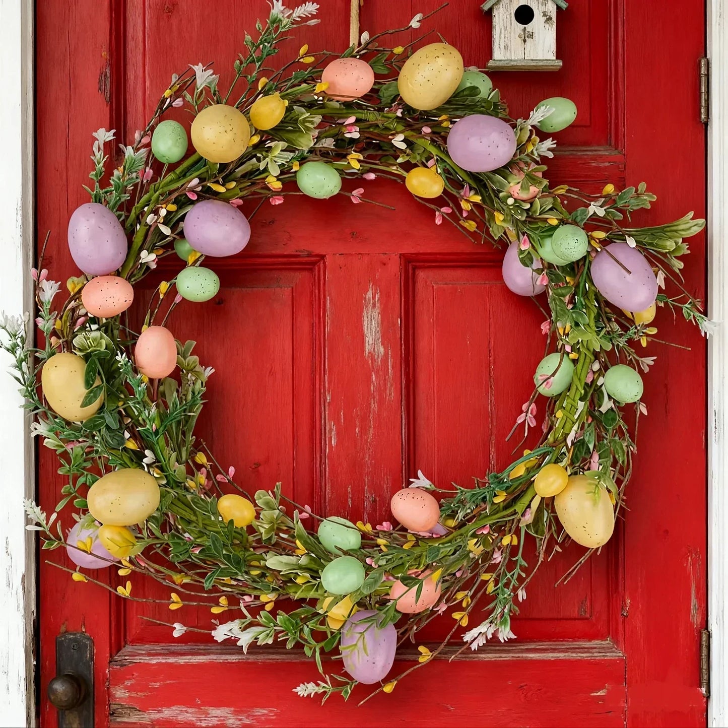 Festive Silk Flower Garland Decorative Floral Vine 1.7m