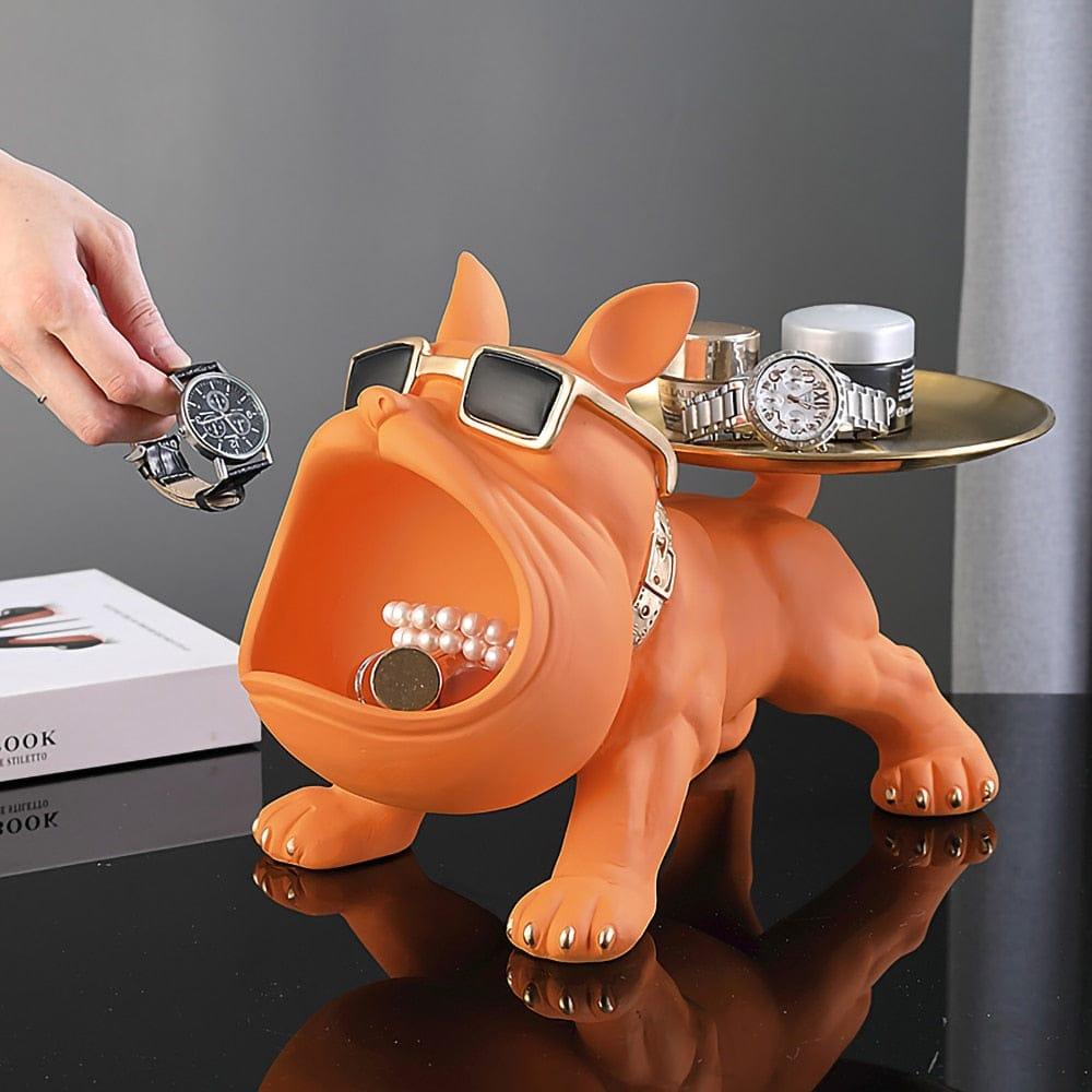 French Bulldog Butler Decorative Key and Jewelry Holder