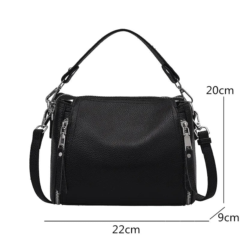 Genuine Leather Womens Shoulder Bag Crossbody Purse