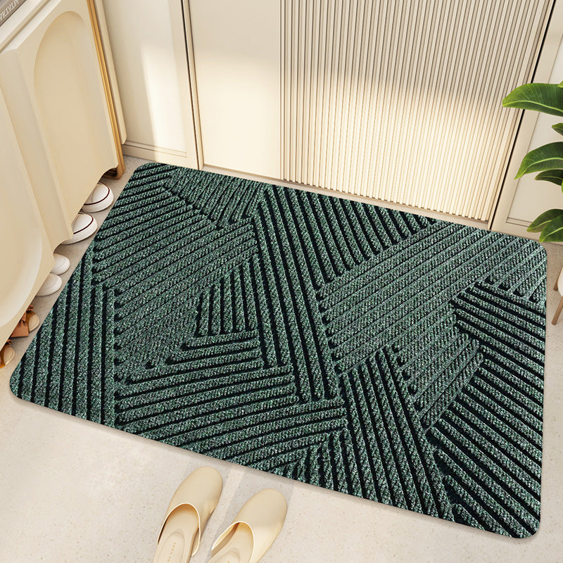 Geometric Door Mat Non Slip Indoor Outdoor Entrance Rug