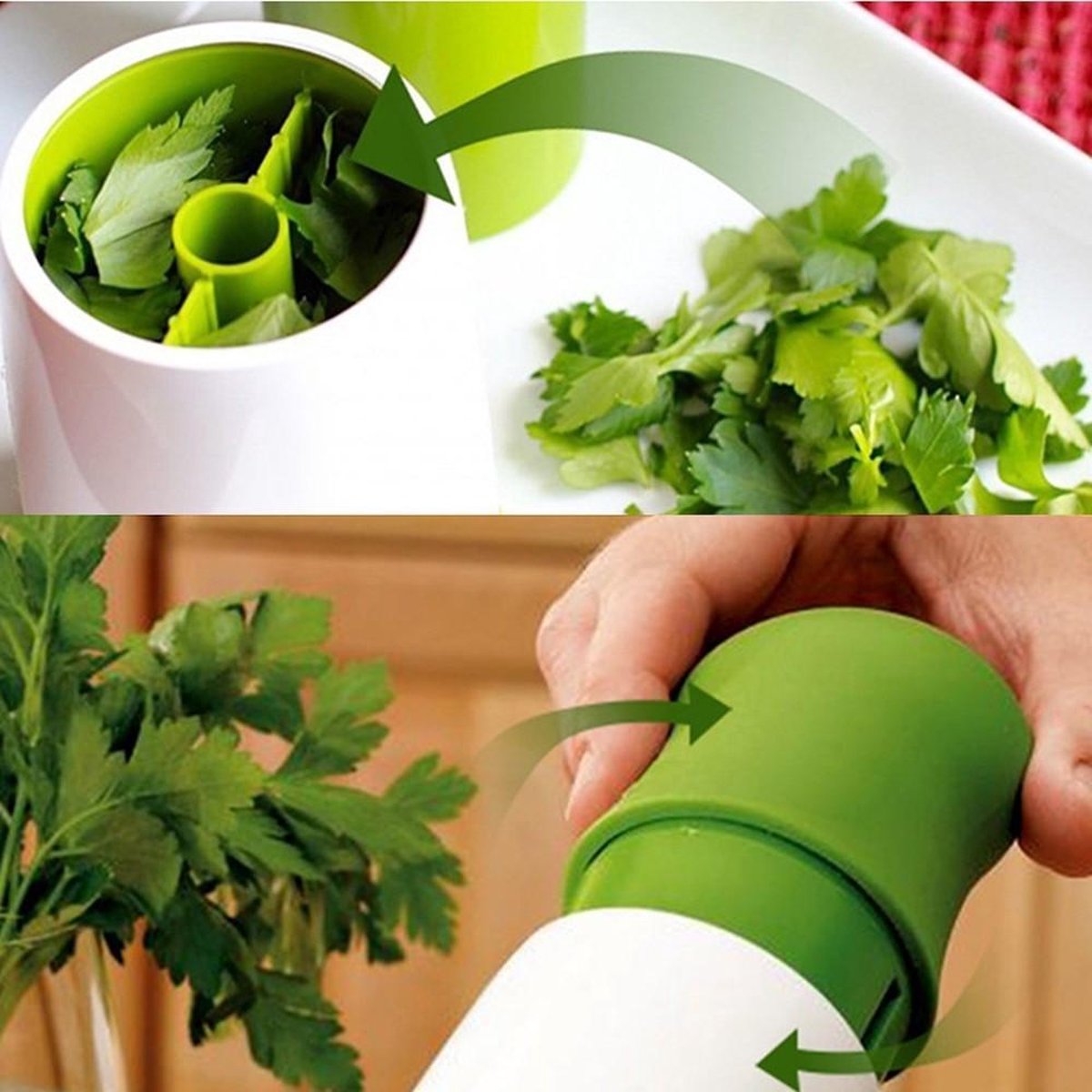 Herb Grinder Kitchen Tool for Perfectly Chopped Herbs and Spices
