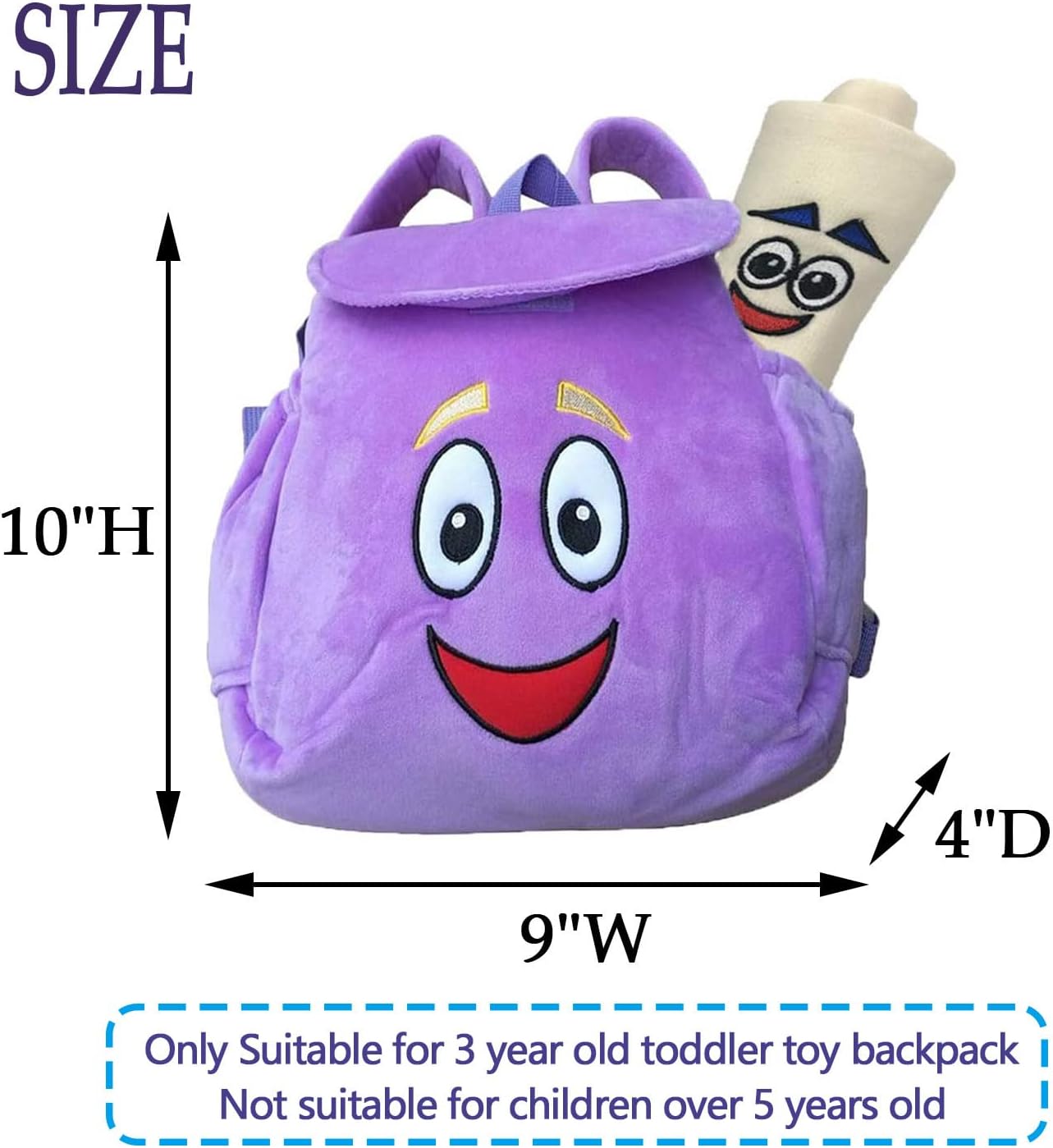 Kids Backpack Cartoon School Bag Travel Daypack For Toddlers