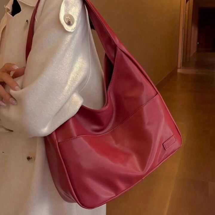 Large Capacity Hobo Shoulder Bag Everyday Handbag