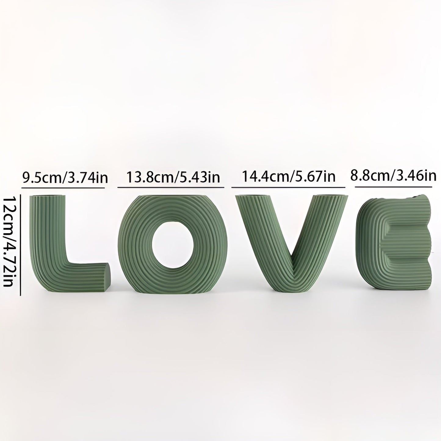 Love Figurine Set Modern Decorative Shelf Ornaments