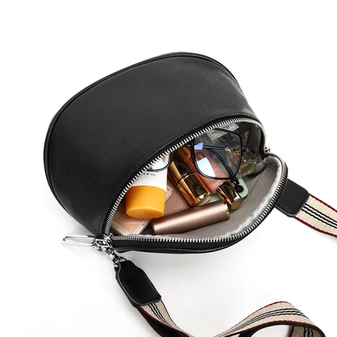 Lucy Genuine Leather Saddle Bag Stylish Crossbody Shoulder Bag