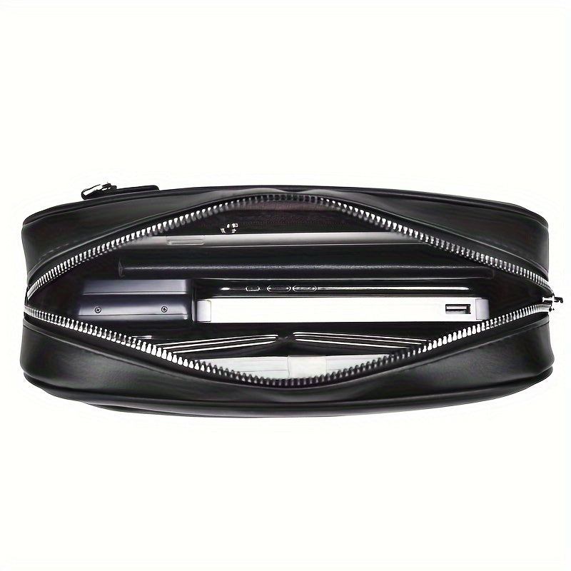 Men's Minimalist PU Handbag Lightweight Organizer