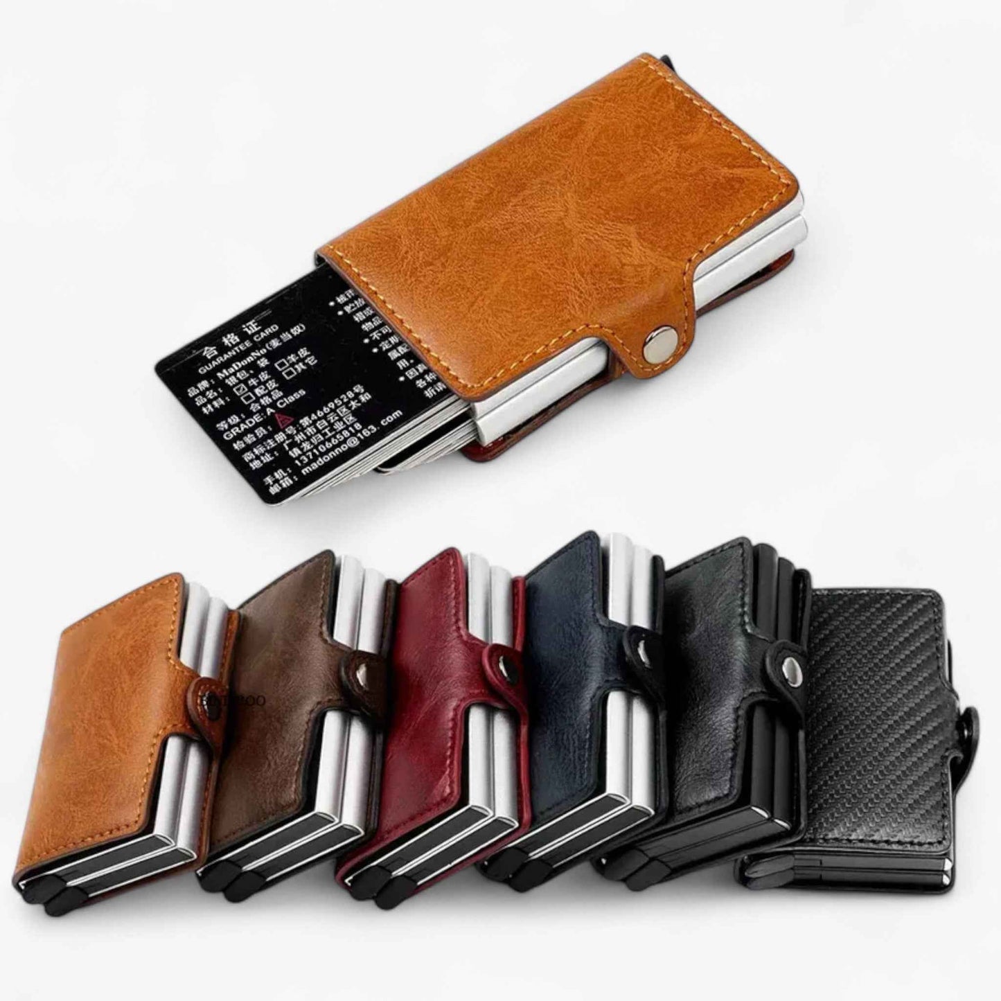 Mens RFID Blocking Wallet Slim Card Holder Minimalist Pocket Wallet