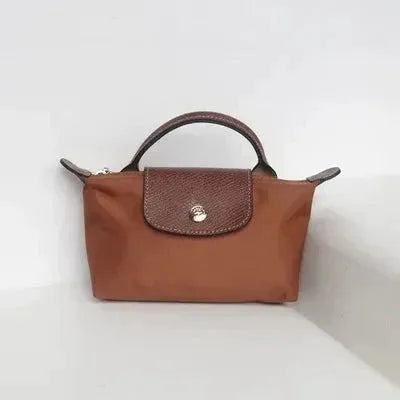 Mini Leather Shoulder Bag Compact Crossbody Handbag Womens Purse