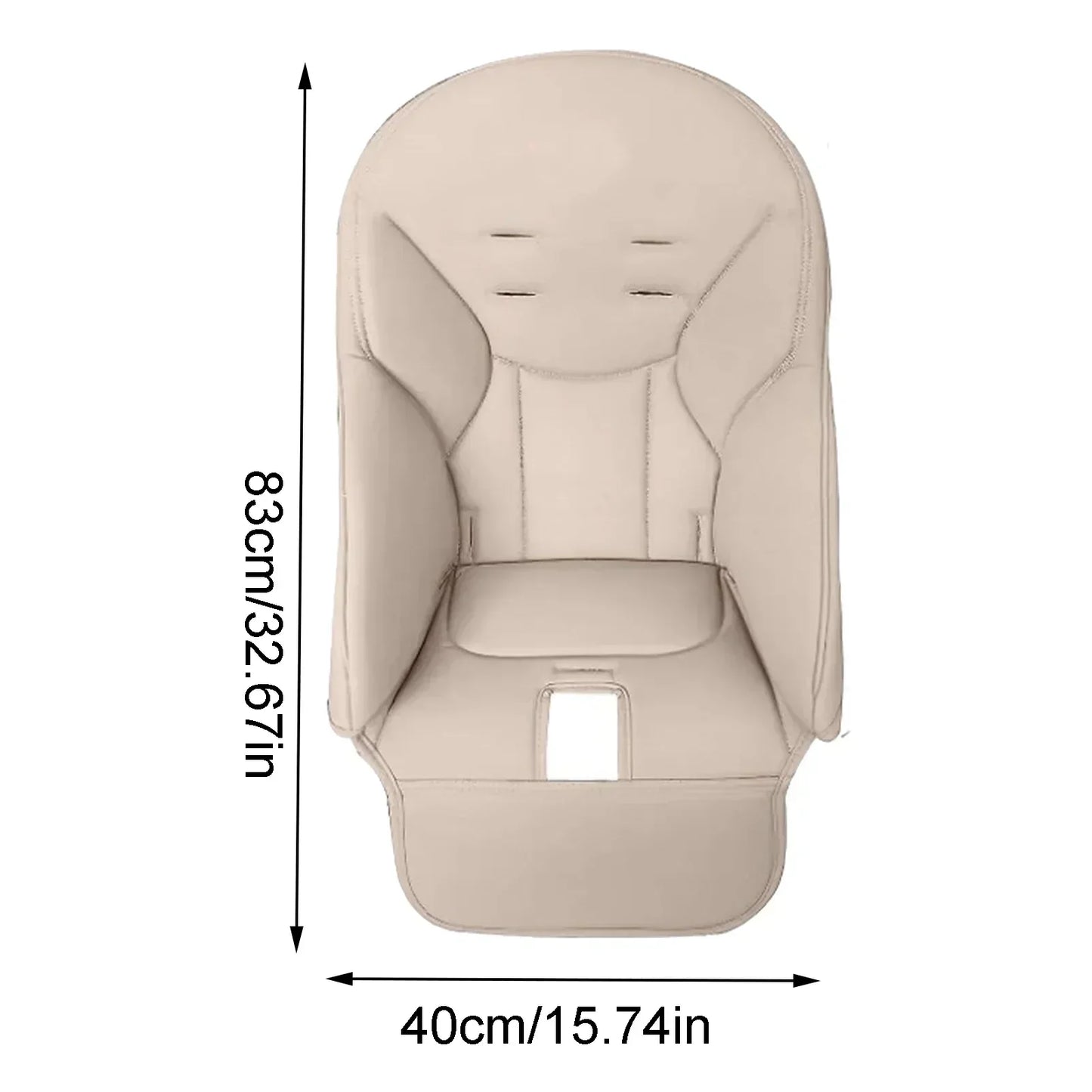 PU Leather High Chair Seat Cover Soft Baby Cushion Pad