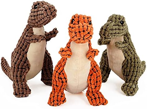 Plush Dinosaur Dog Toy Soft Durable Dog Chew Toy Safe Pet Toy For Small Medium Dogs