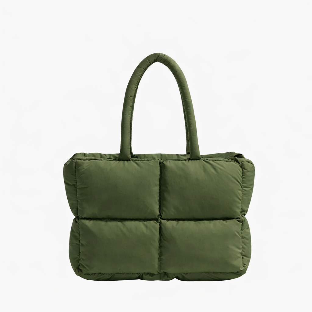 Puffer Shoulder Bag for Women Lightweight Everyday Handbag