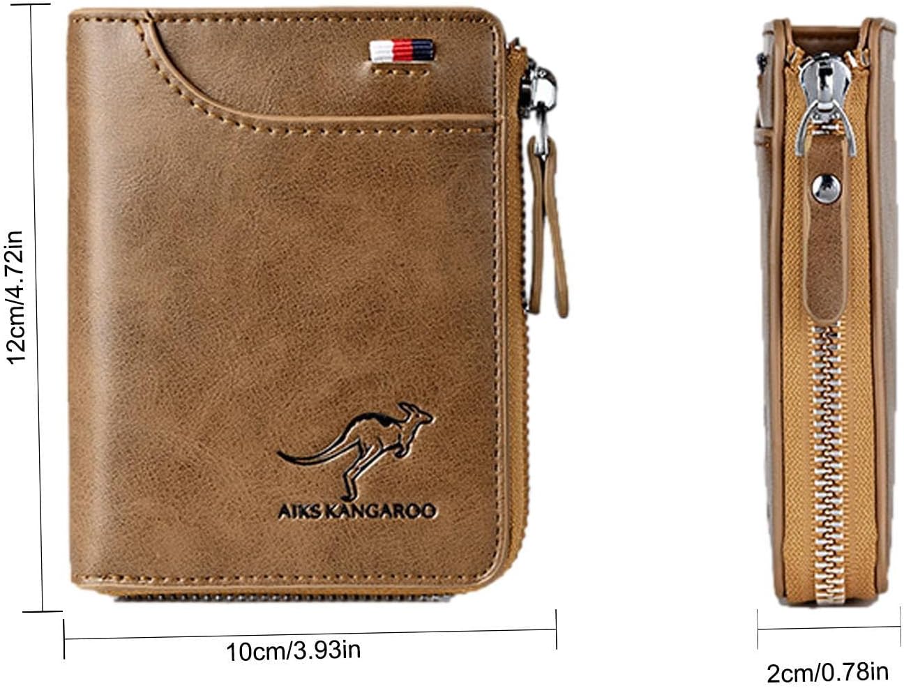 RFID Blocking Leather Wallet with Card Protection