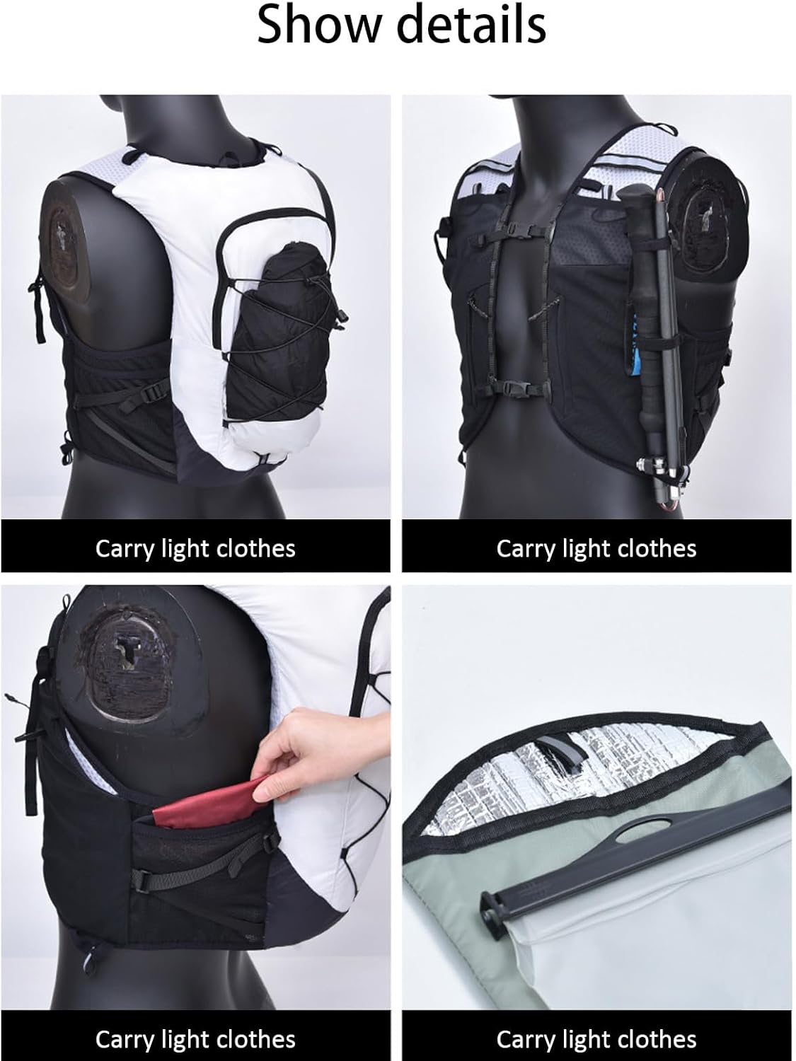 Running Hydration Vest Backpack Lightweight Trail Cycling Pack