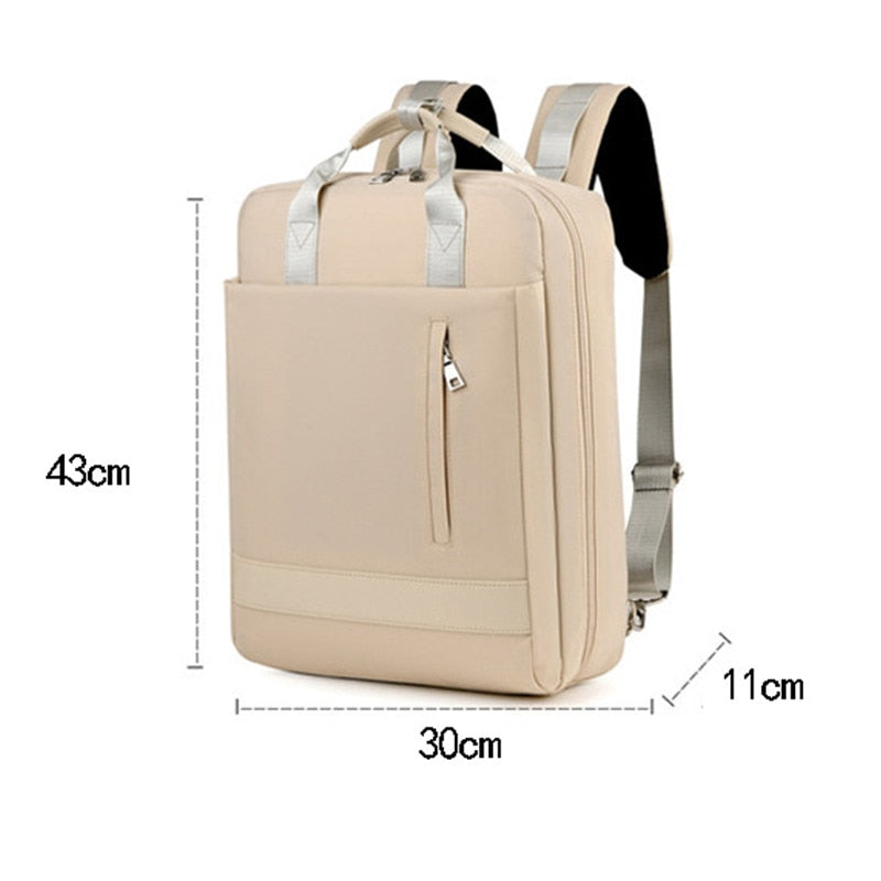 Secure Laptop Backpack Waterproof USB Charging Travel Daypack