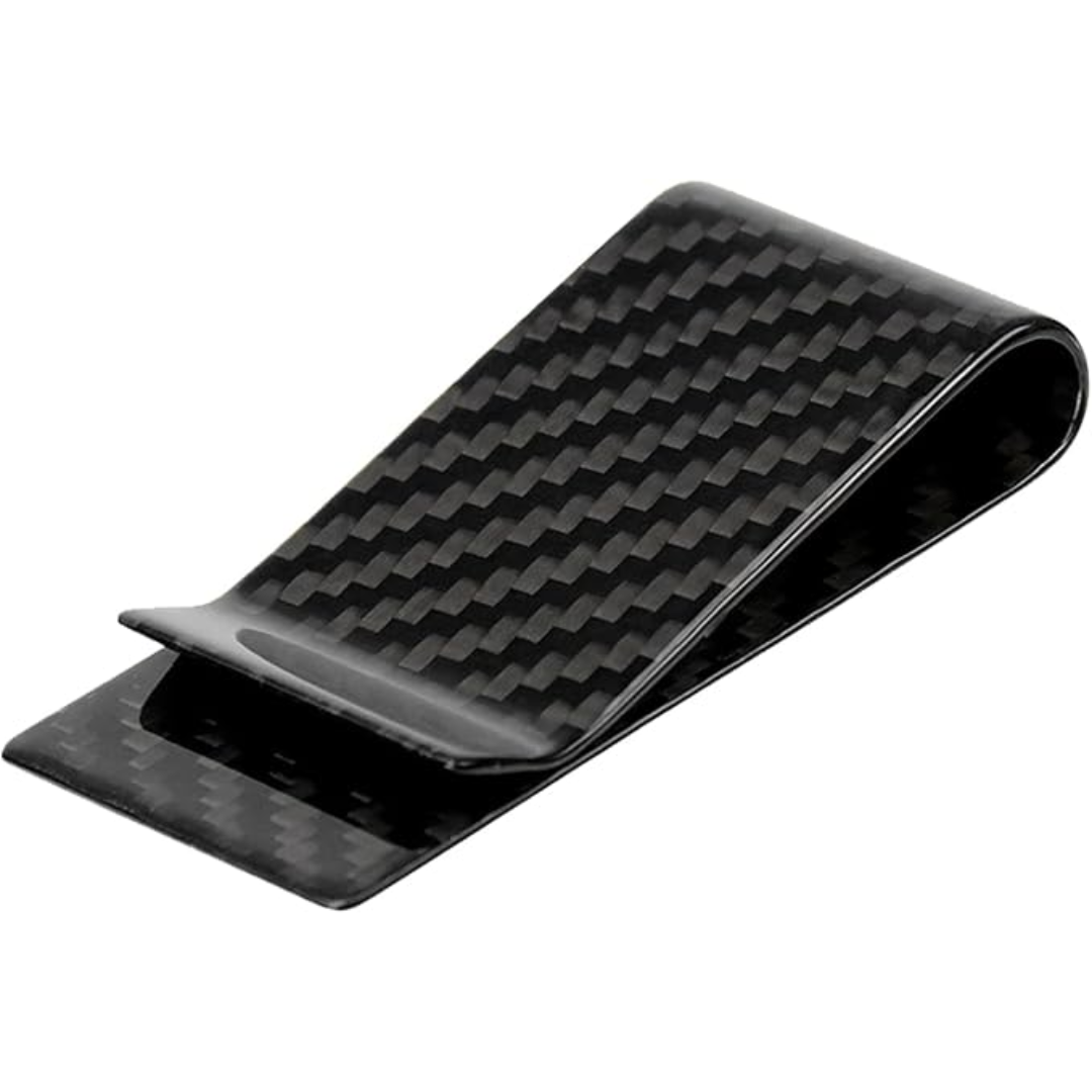 Slim Stainless Steel Card Holder and Money Clip Set