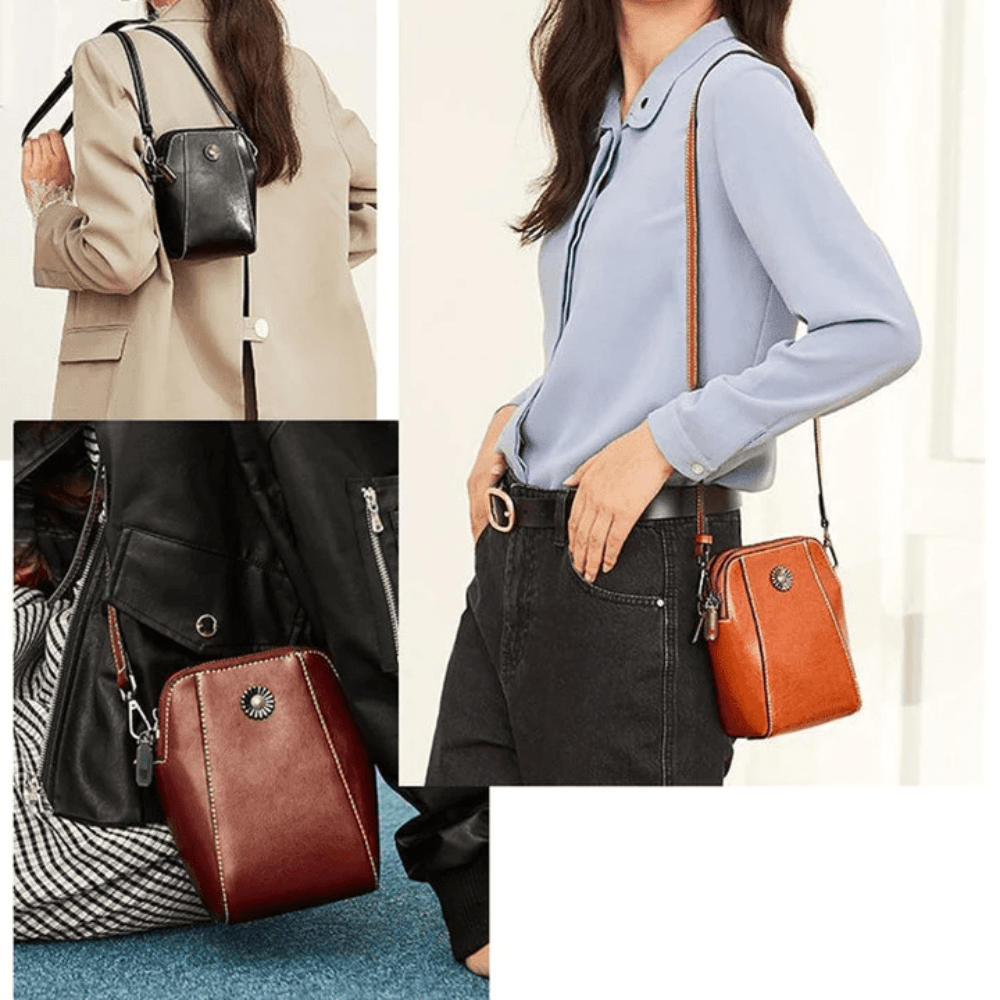 Vintage Mini Crossbody Shoulder Bag for Women