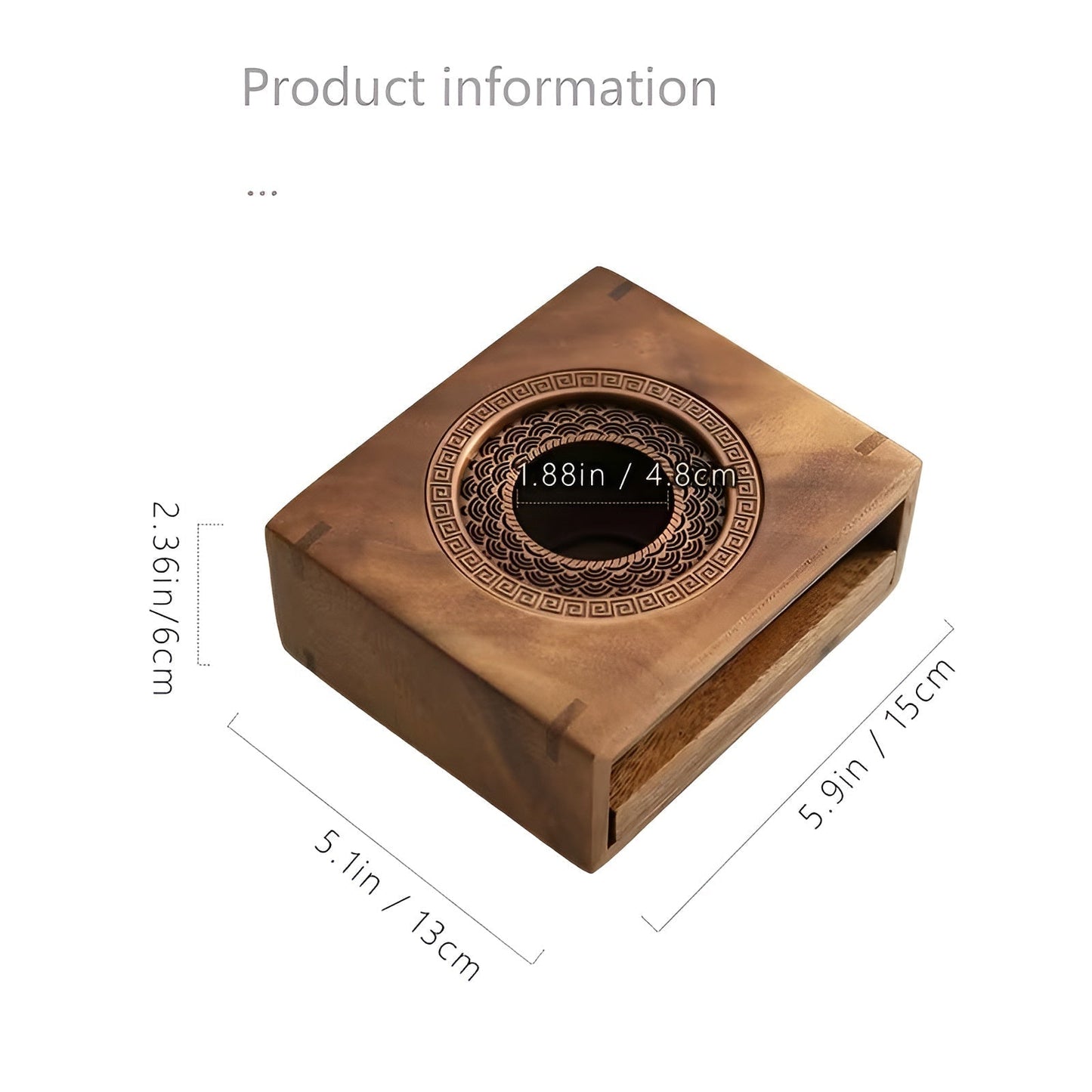 Wooden Teapot Warmer Tealight Tea Pot Heating Stand