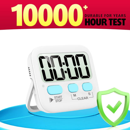 2-Pack Digital Kitchen Timers Magnetic Countdown Stopwatch