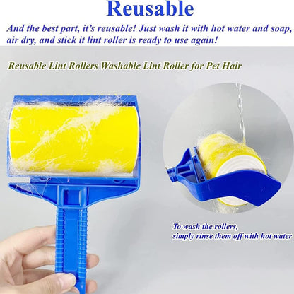 2-in-1 Reusable Pet Hair and Lint Remover for Clothing and Furniture