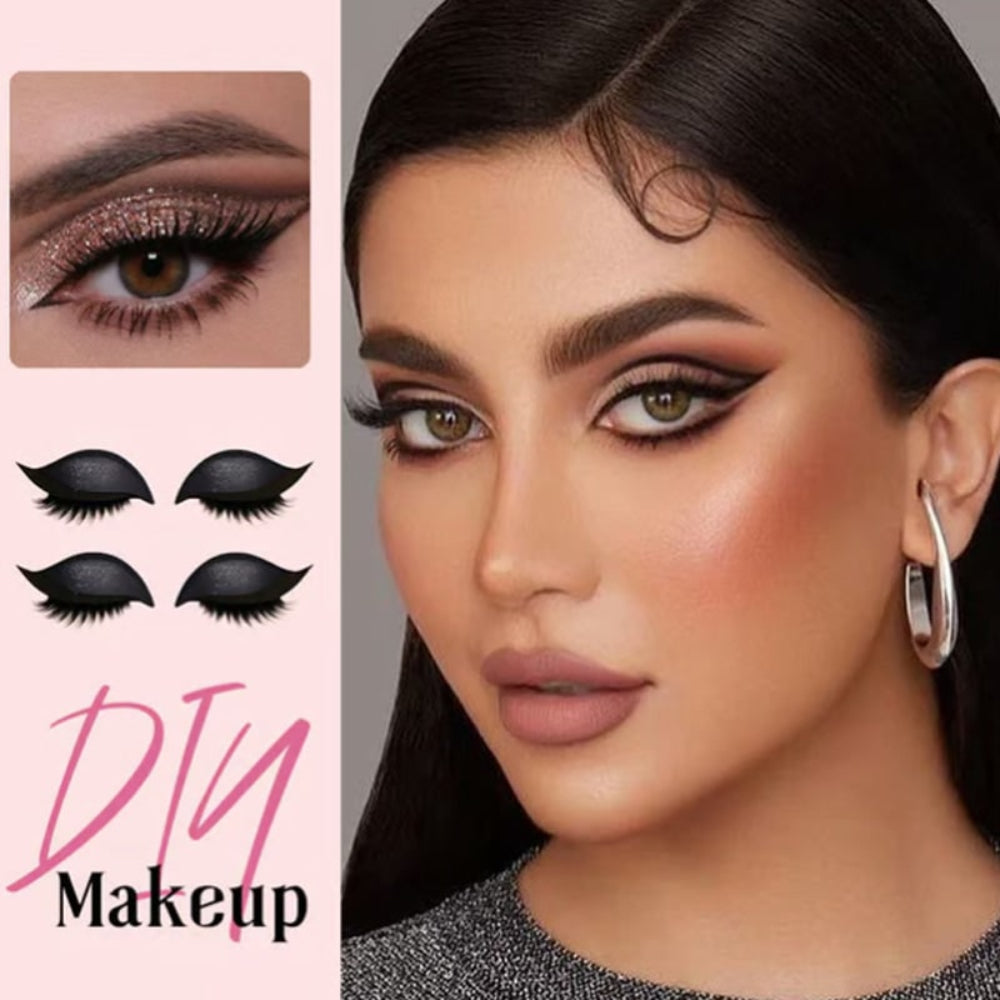 3 in 1 Eye Makeup Sticker Set with Eyeliner Effect