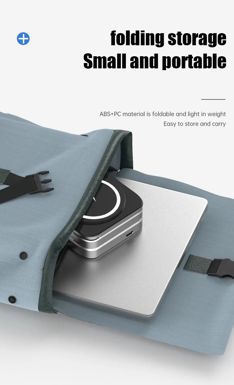 3 in 1 Wireless Charging Station Magnetic Foldable Charger Fast Charging Dock