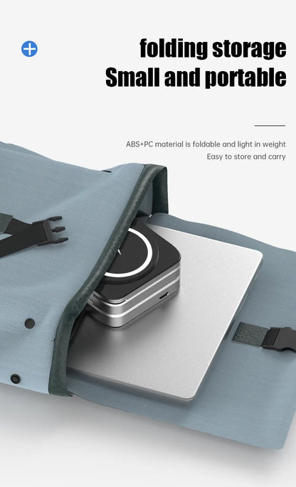3 in 1 Wireless Charging Station Magnetic Foldable Charger Fast Charging Dock