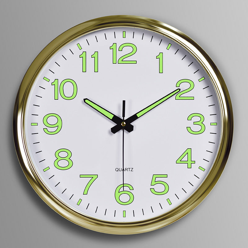 30cm Silent Luminous Wall Clock Home Decor Timepiece