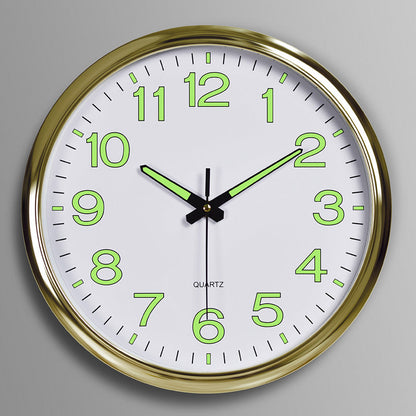 30cm Silent Luminous Wall Clock Home Decor Timepiece