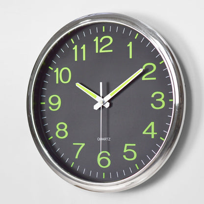 30cm Silent Luminous Wall Clock Home Decor Timepiece