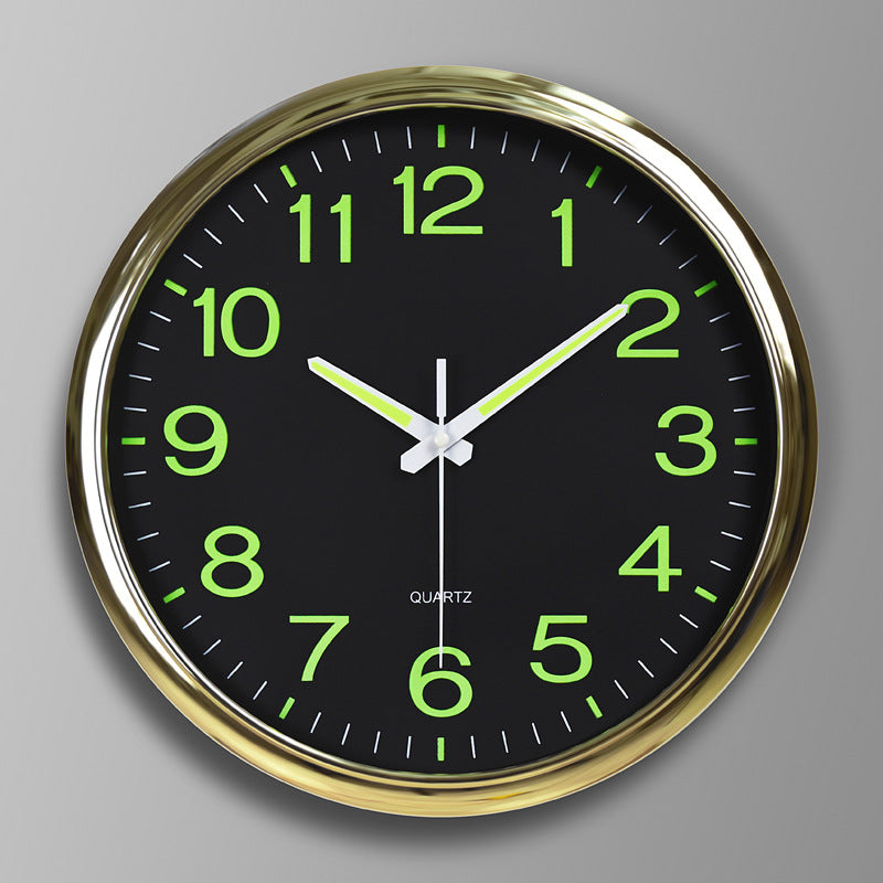 30cm Silent Luminous Wall Clock Home Decor Timepiece
