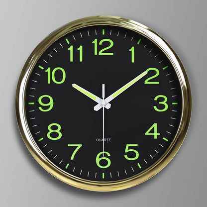 30cm Silent Luminous Wall Clock Home Decor Timepiece