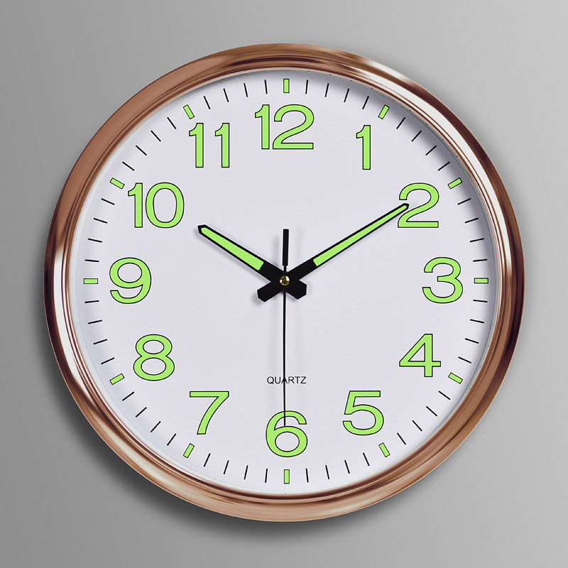 30cm Silent Luminous Wall Clock Home Decor Timepiece