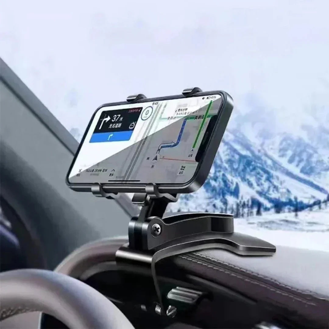 360 Rotating Dashboard Phone Holder Silicone Car Mount