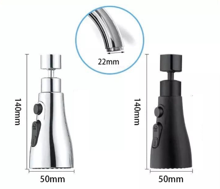 360 Rotating Faucet Extender Aerator Kitchen Tap Water Filter