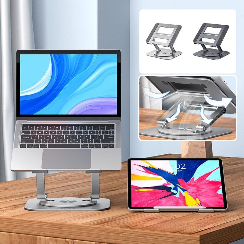 360 Rotating Laptop Stand Foldable Adjustable Desk Holder