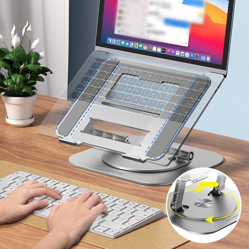 360 Rotating Laptop Stand Foldable Adjustable Desk Holder