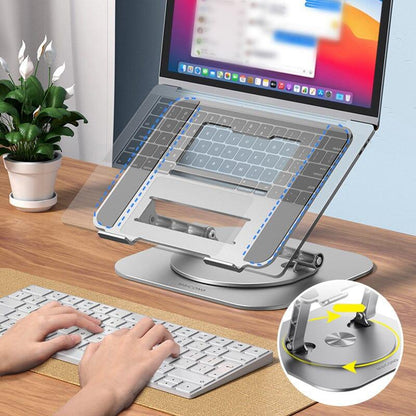 360 Rotating Laptop Stand Foldable Adjustable Desk Holder