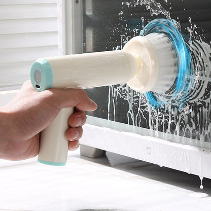 4-in-1 Electric Cleaning Brush with Waterproof Design and Multifunctional Brush Heads