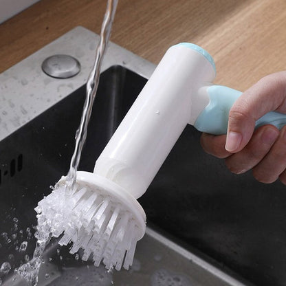 4-in-1 Electric Cleaning Brush with Waterproof Design and Multifunctional Brush Heads