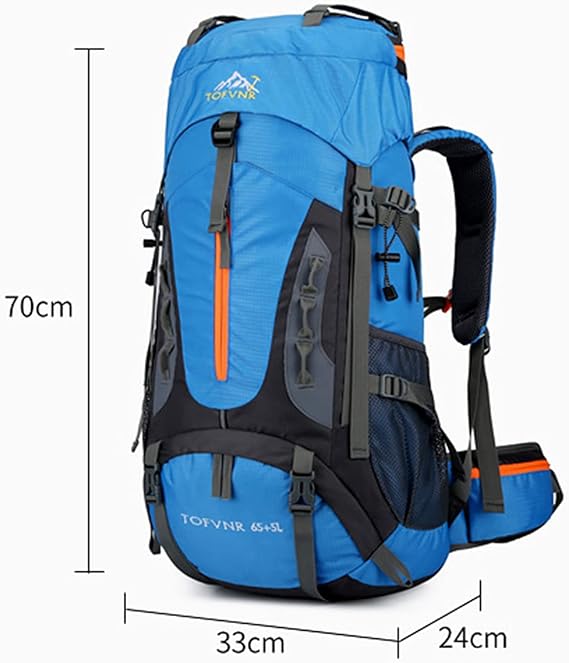 60L Expedition Backpack Waterproof Hiking Camping Travel Bag