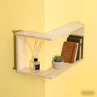 90 Degree Corner Wall Shelf Floating Storage Display Rack