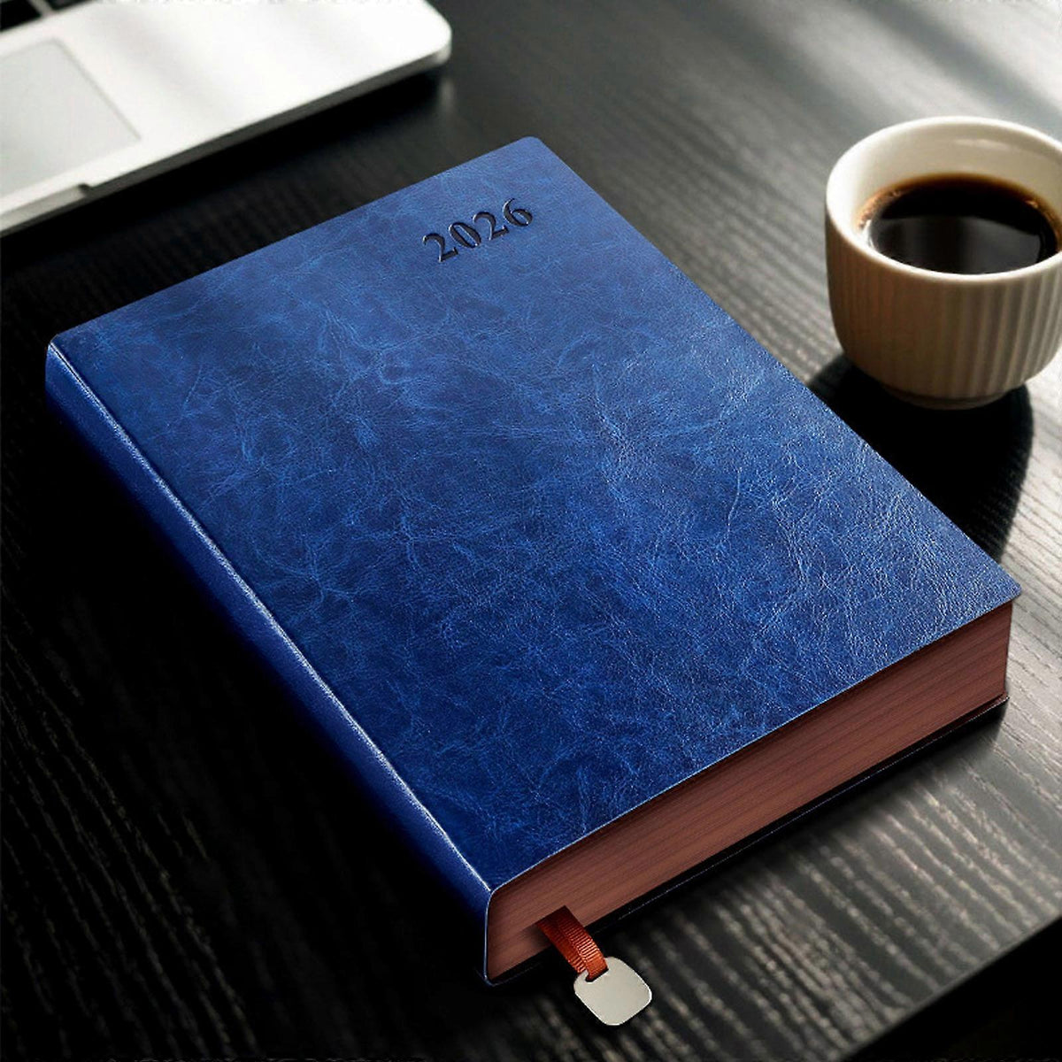 A4 Leather Weekly Planner Notebook 2025 2026 Organizer