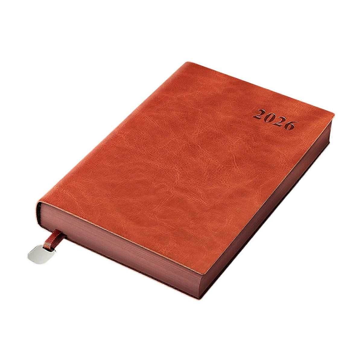 A4 Leather Weekly Planner Notebook 2025 2026 Organizer