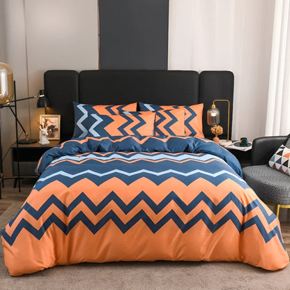 Abstract Bedding Set Soft Breathable Bedroom Comfort