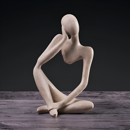 Abstract Thinker Sculpture Modern Resin Decorative Ornament