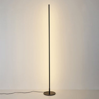 Justerbar LED-gulvlampe med bue, dæmpbar, fjernbetjening, moderne belysning