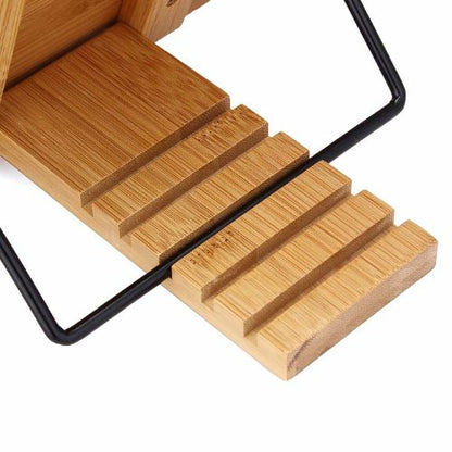 Adjustable Book Stand Reading Holder Portable Cookbook Tray